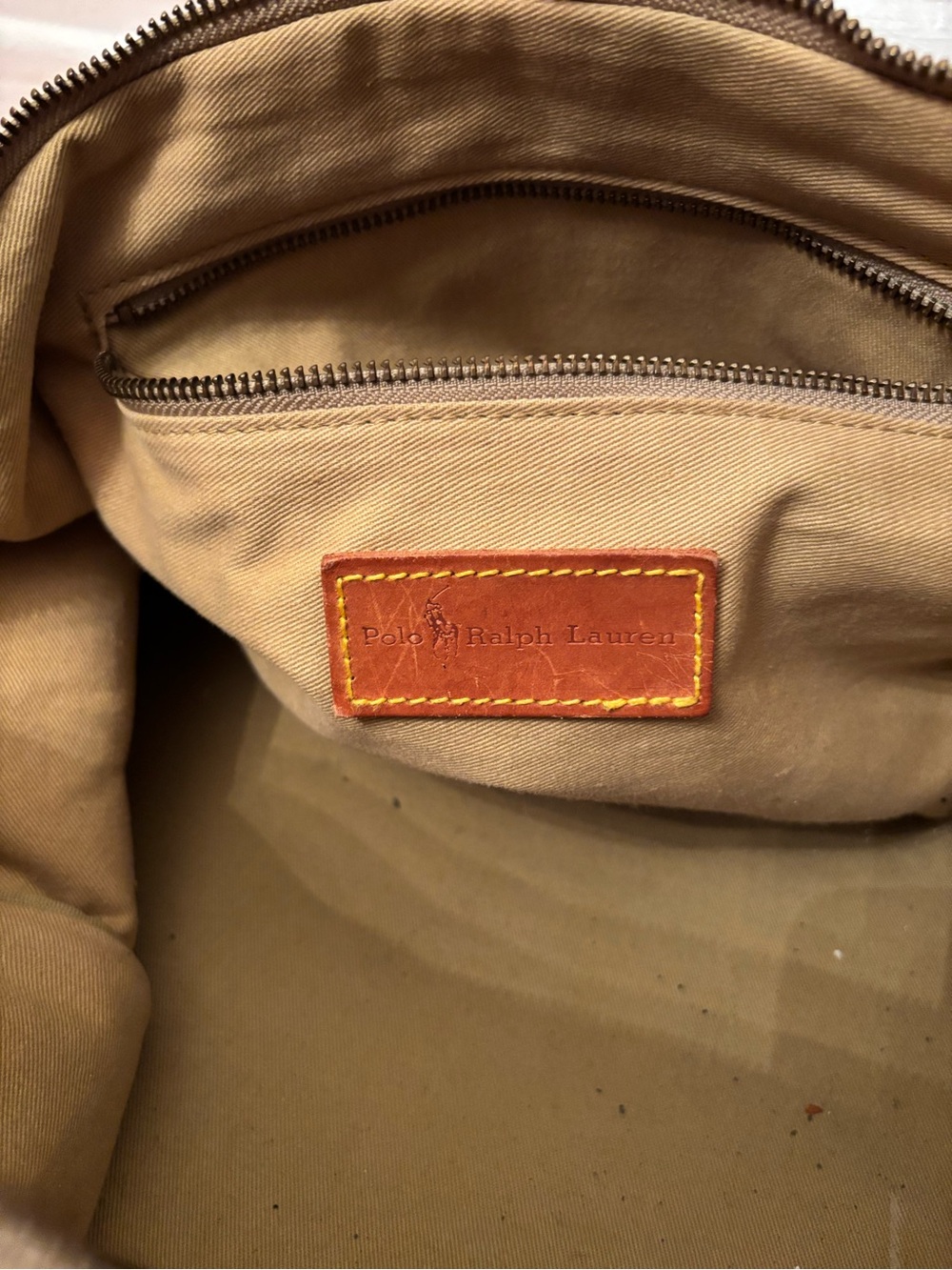 Vintage 1990s Ralph Lauren Weekender Tapestry Duffle Bag - Old Money Aesthetic - Picture 10 of 16